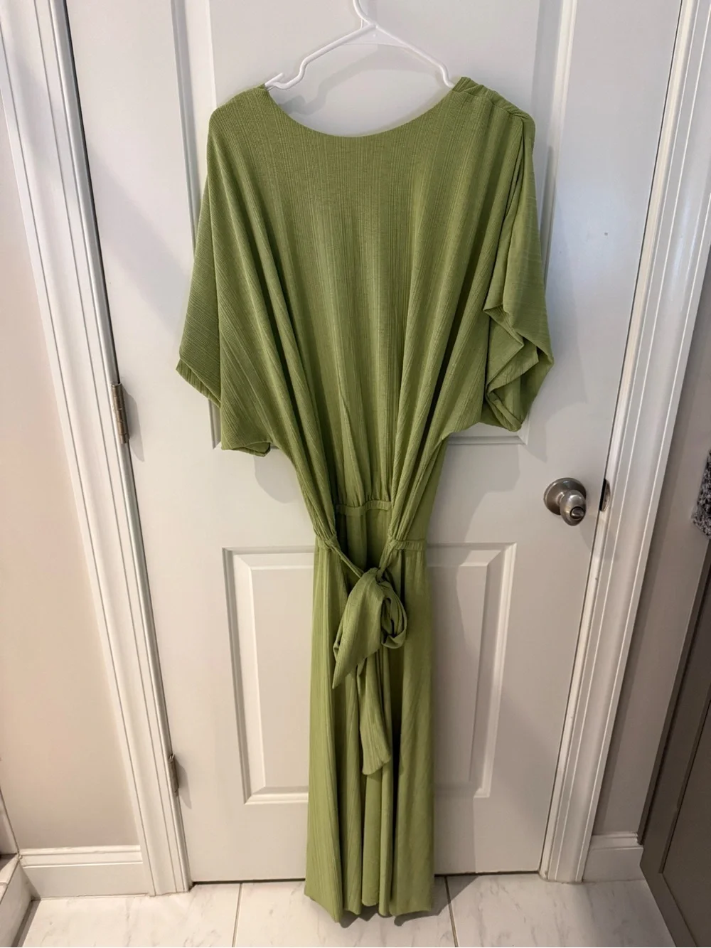 Free People Beach Kauai Midi Wrap Dress ONLY Green Size Small